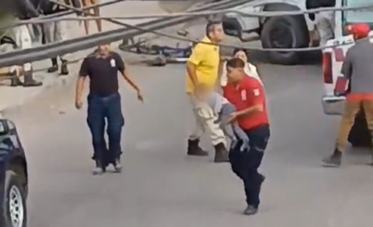 Un niño y un adulto resultan heridos en accidente donde participó patrulla de la Guardia Nacional