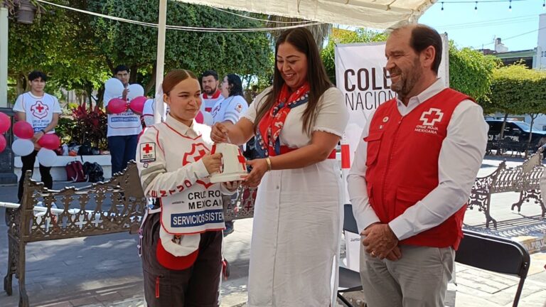 Arranca Colecta de Cruz Roja en Escuinapa, la meta es de 450 mil pesos