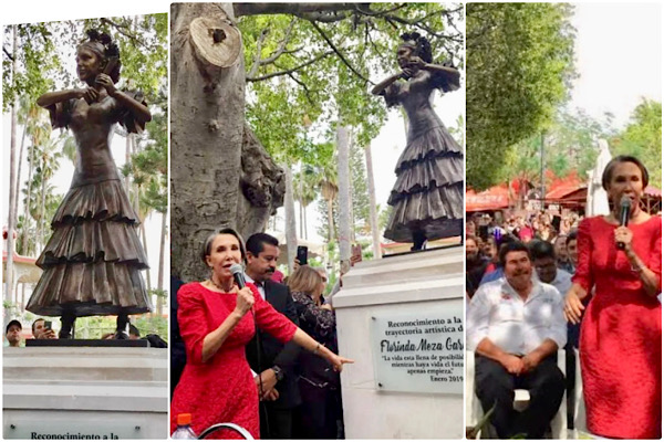 Lunes, 21 de julio de 2025, JUCHIPILA NO RETIRARÁ LA ESTATUA DE FLORINDA MEZA
